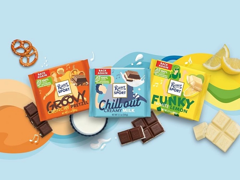 Ritter Sport ripropone la limited edition Tasty Vibes