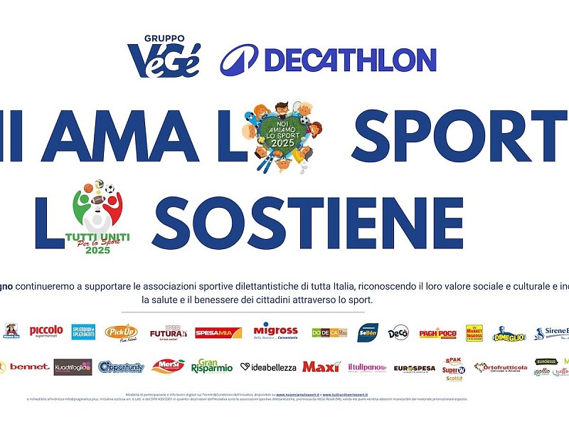 Gruppo VéGé continua a supportare le associazioni sportive dilettantistiche