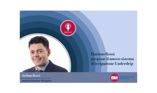 Martino Rossi propone il nuovo sistema di irrigazione Underdrip