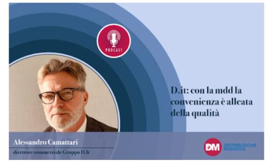 Camattari (D.it): con la mdd la convenienza è alleata della qualità