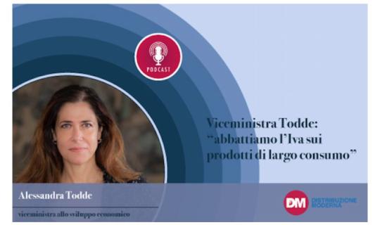 Viceministra Todde: “abbattiamo l’Iva sui prodotti di largo consumo”