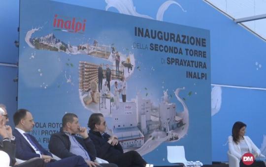 Inalpi inaugura la seconda torre di sprayatura