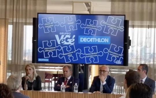 Gruppo Végé e Decathlon presentano un progetto di sostenibilità nutrizionale