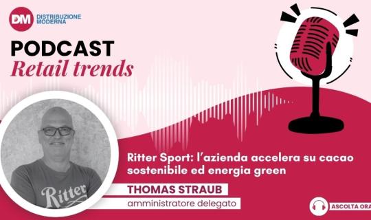 Podcast: Straub (Ritter Sport),l’azienda accelera su cacao sostenibile ed energia green