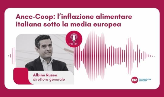 Podcast: Russo (Ancc-Coop), l’inflazione alimentare italiana sotto la media europea 