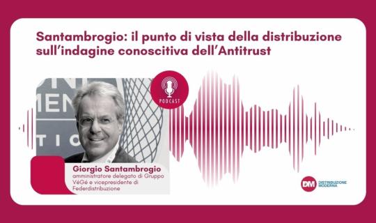 Podcast: Santambrogio, il punto di vista della distribuzione sull’indagine conoscitiva dell’Antitrust 