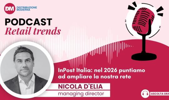 Podcast: D’Elia (InPost Italia), nel 2026 puntiamo ad ampliare la nostra rete 
