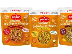 Pedon presenta le Insalate Plus e il revamping de I Legumi Snack
