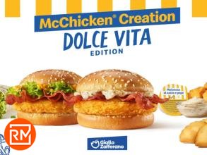 McDonald's presenta le nuove McChicken Creation Dolce Vita Edition