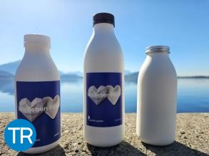Perlen Papier introduce sul mercato italiano l'innovativa bottiglia a base di fibra di carta